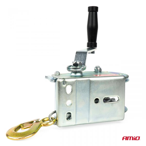 Spil, manuelt krumtapspil, rebspil, 450 kg AMIO-03282