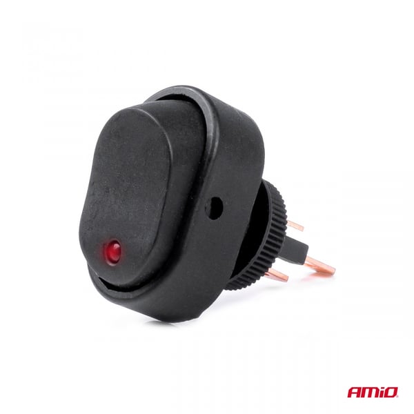 Ellipsikytkin taustavalolla 12V 24V AMIO-03089