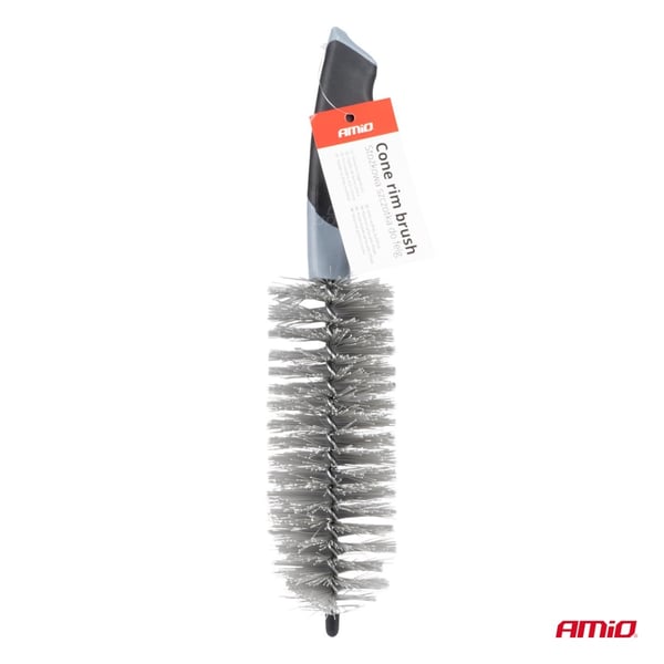 AMIO-04023 kapea yksityiskohtainen harja vanteiden ja pölykapseleiden pesuun, 32,5 cm