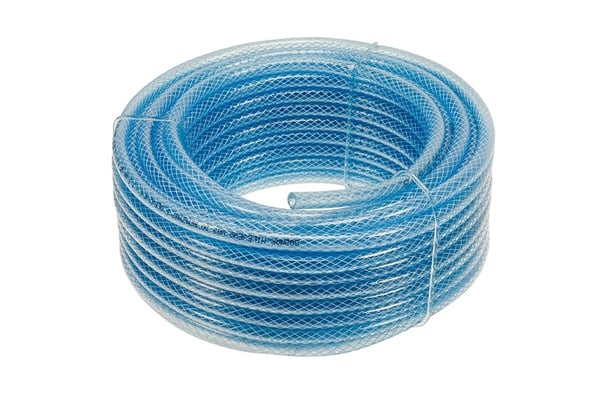 Förstärkt 3-lagers bensin- och oljeslang, diameter 6 mm/1 m (25 m på rulle)