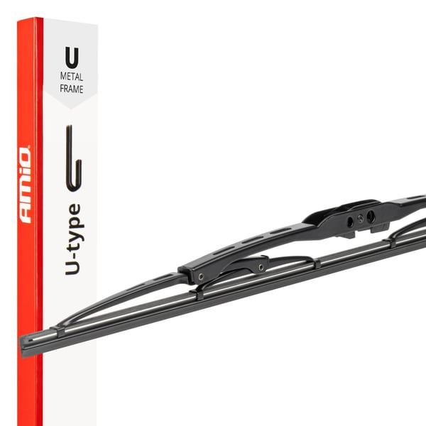 Auton pyyhkijänsulka, metallirunko, U-tyyppi, yleismalli, 15" 380 mm 38 cm AMIO-04005