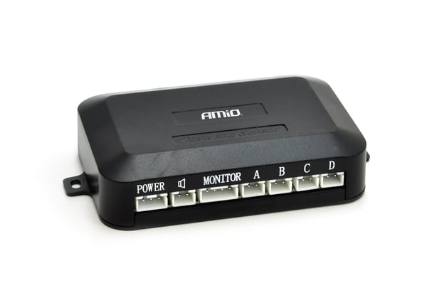 TFT01 4,3" parkeringssensorsæt med HD-501-IR kamera, 4 sensorer, sort