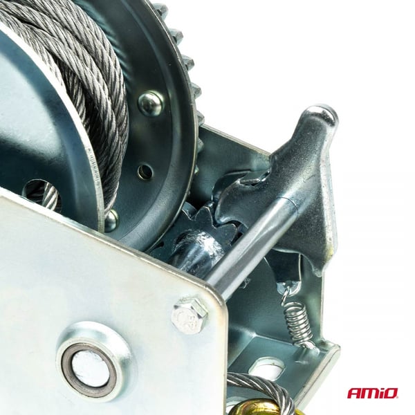 Spil, manuelt krumtapspil, rebspil, 450 kg AMIO-03282