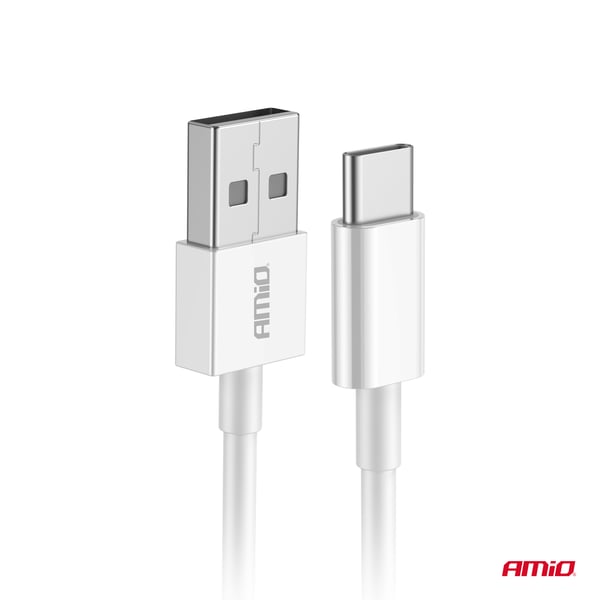 USB-A - USB-C 2A opladningskabel 100cm FullLINK AMIO-03893
