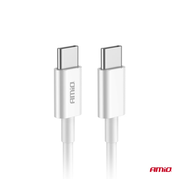 USB-C - USB-C 60W 100cm FullLINK opladningskabel AMIO-03896