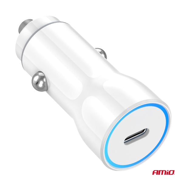USB-C 20W biloplader AMIO-03880
