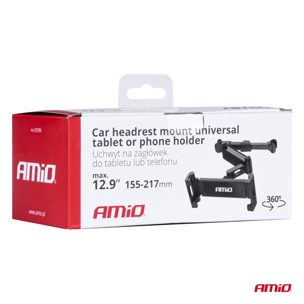 Autoteline tabletille ja niskatukeen AMIO-03799