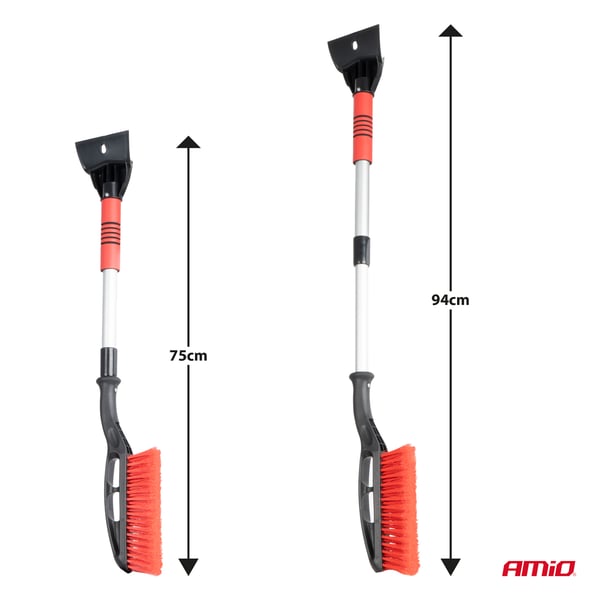Teleskooppiharja, lumi- ja jääkaavin, 75-94 cm AMIO-04150