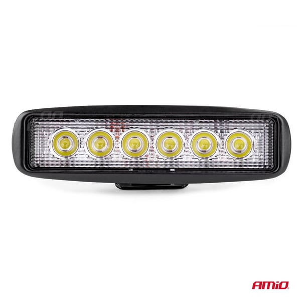 LED-työvalo, valonheitin AWL01, 6 LEDiä, 12V, 24V, AMIO-01612
