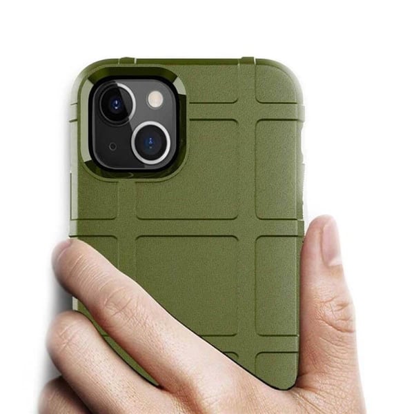 Rugged Shield cover til Apple iPhone 14 Plus - Army