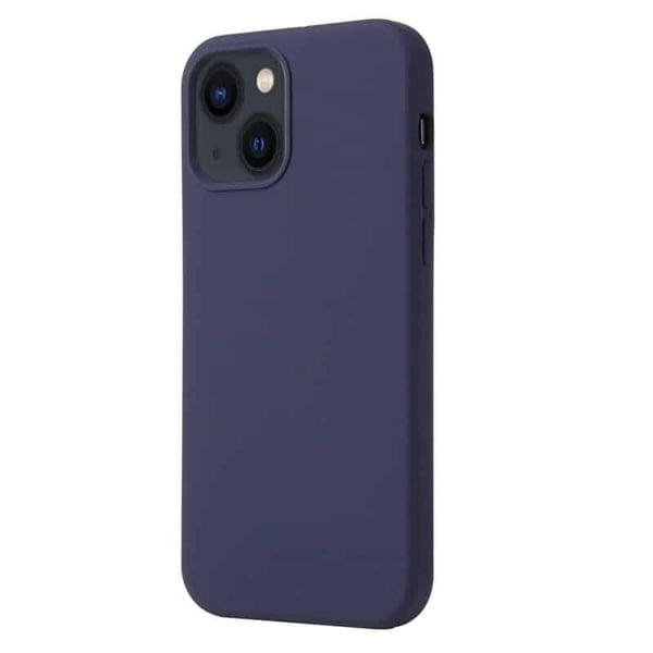 Liquid silikone cover til Apple iPhone 14 Plus - Midnight Blue