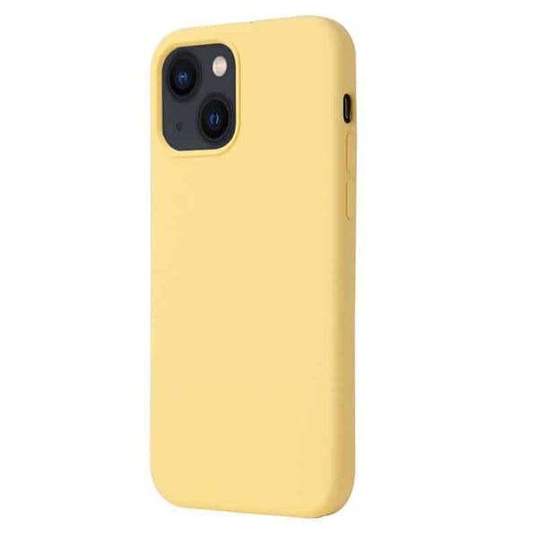 Liquid silikone cover til Apple iPhone 14 Plus - Canary Yellow