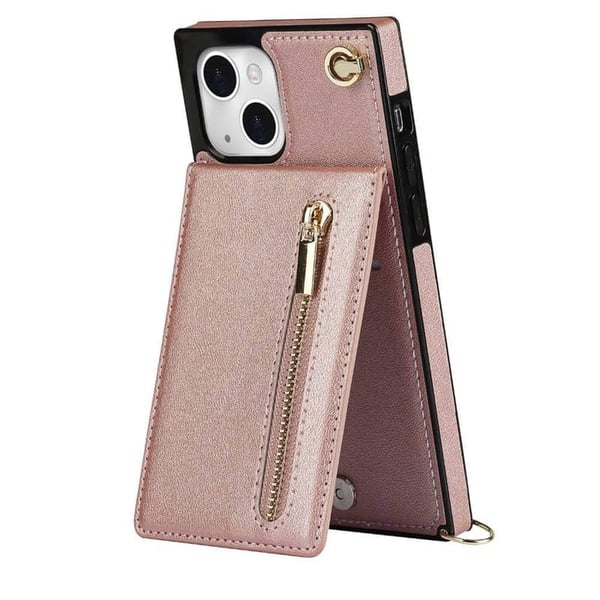 Zipper halskÃ¦de etui til Apple iPhone 14 Plus - Rose