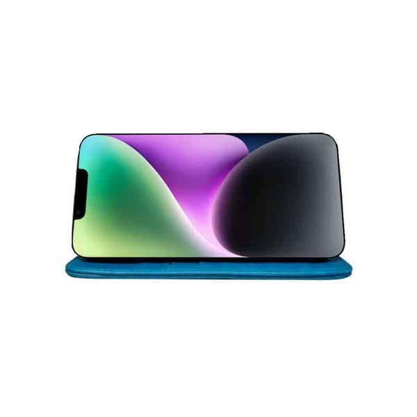 Wallet cover 3-kort til Apple iPhone 14 - Lyseblå