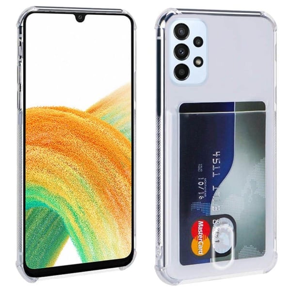 Silikondeksel med kortholder til Samsung Galaxy A33 5G