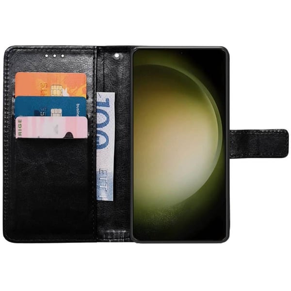 Lommebokdeksel 3-kort til Samsung Galaxy S23 Ultra - Sort