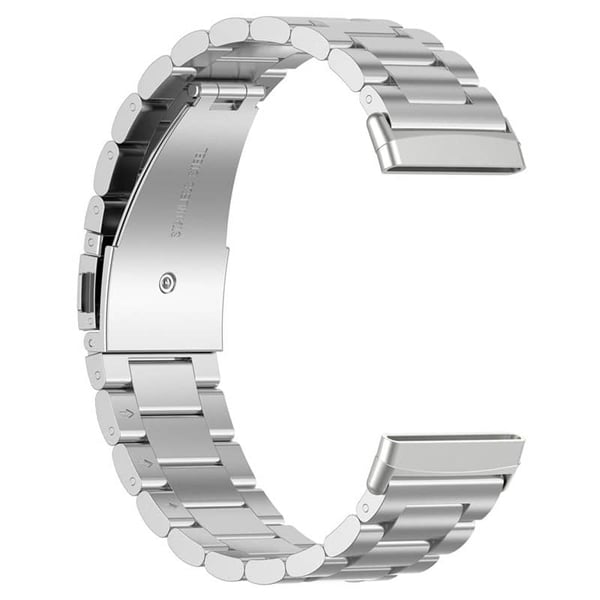 Kellon ranneke ruostumatonta terÃ¤stÃ¤ Fitbit Sense 2 - Hopea