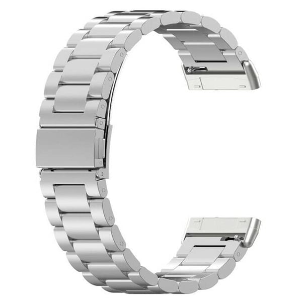 Kellon ranneke ruostumatonta terÃ¤stÃ¤ Fitbit Sense 2 - Hopea