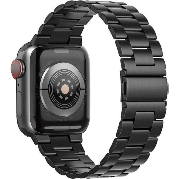 Klokkereim Rustfritt stål til Apple Watch 8 (45mm) - Svart