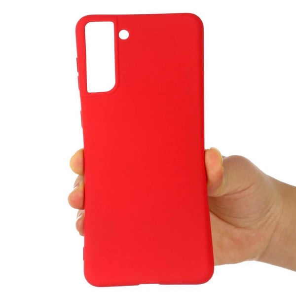 Liquid silikone cover til Samsung Galaxy S22 Plus - Rød