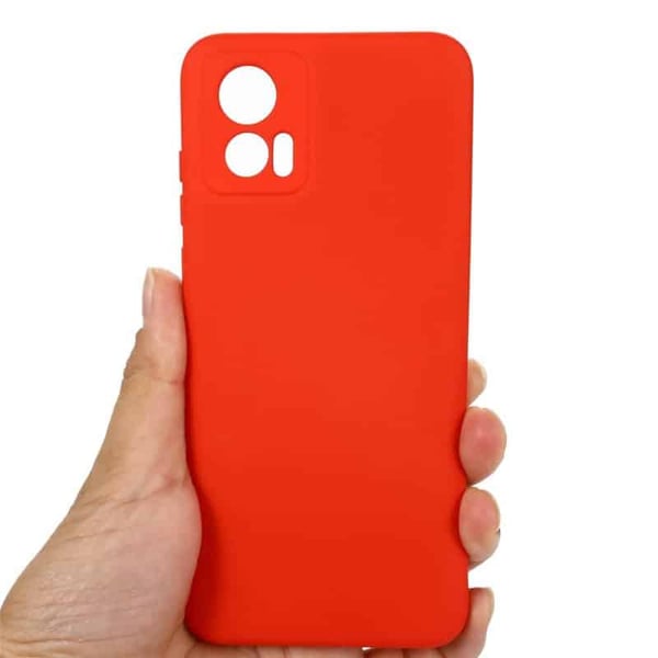 Liquid silikone cover til Motorola Edge 30 Neo - China Red