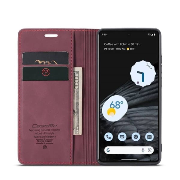 CaseMe puhelimenkotelo 013 Google Pixel 7 - Viininpunainen