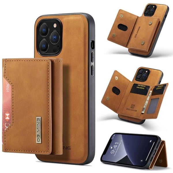 DG-Ming M2 kuori Apple iPhone 13 Pro - Ruskea