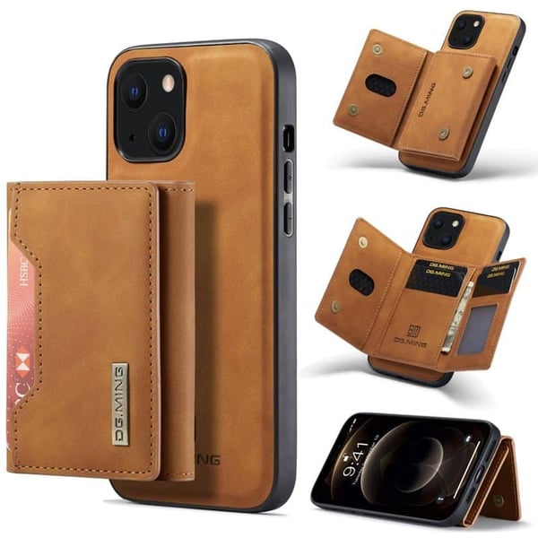 DG-Ming M2 kuori Apple iPhone 13 - Ruskea