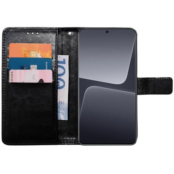 Lommebokdeksel 3-kort til Xiaomi 13 - Sort