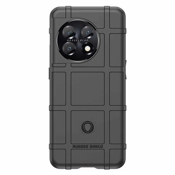 Rugged Shield kuori OnePlus 11 - Musta