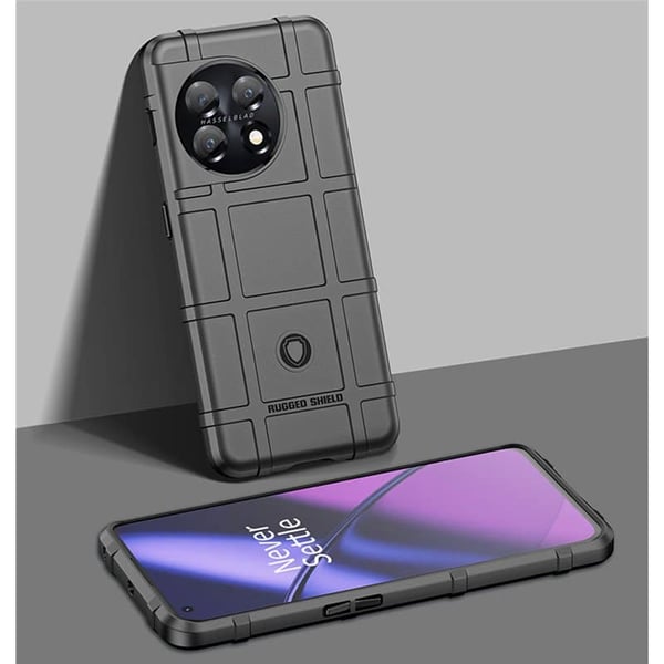 Rugged Shield kuori OnePlus 11 - Musta