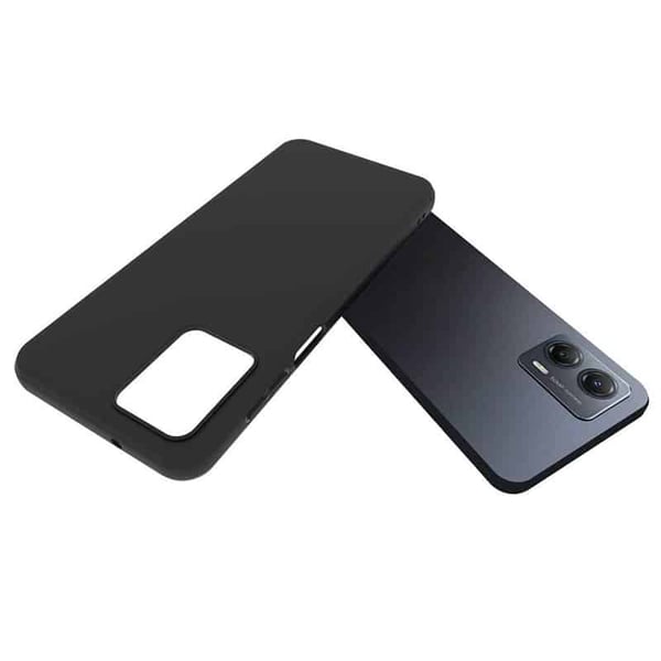 Silikondeksel til Motorola Moto G53 - Sort