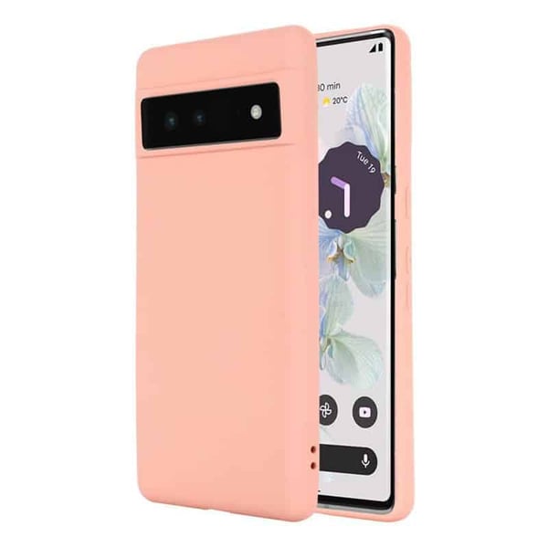 Liquid silikondeksel til Google Pixel 7A - Pink