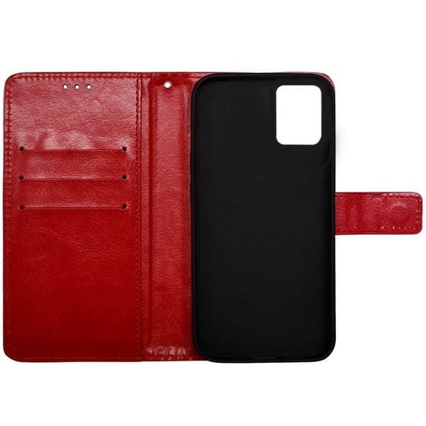 Wallet cover 3-kort til Nokia G60 - Rød