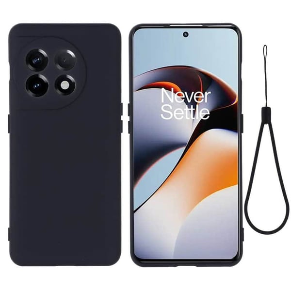 Liquid silikon skal till OnePlus 11 - Svart