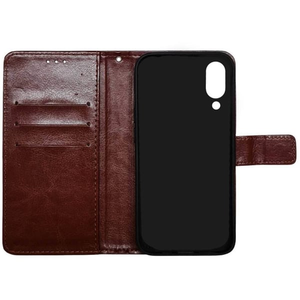 Wallet cover 3-kort til CAT S62 - Brun