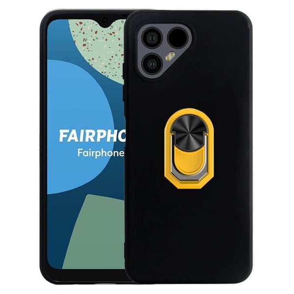 TPU ringcover til Fairphone 4 - Gul TPU ringcover til Fairphone 4 - Gul