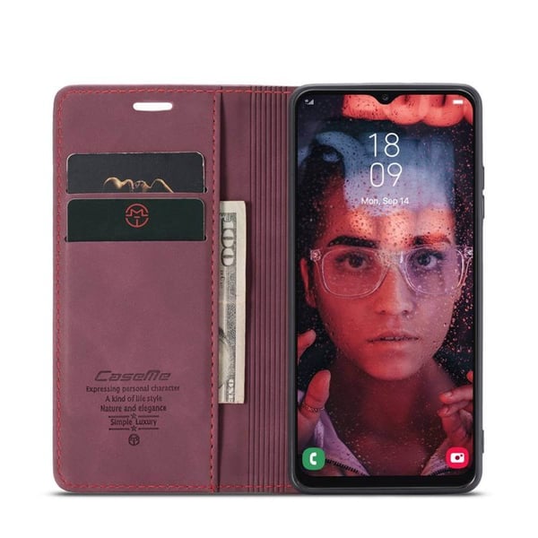 CaseMe mobildeksel 013 til Samsung Galaxy A34 5G - Burgunder
