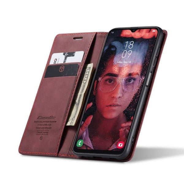 CaseMe mobildeksel 013 til Samsung Galaxy A34 5G - Burgunder