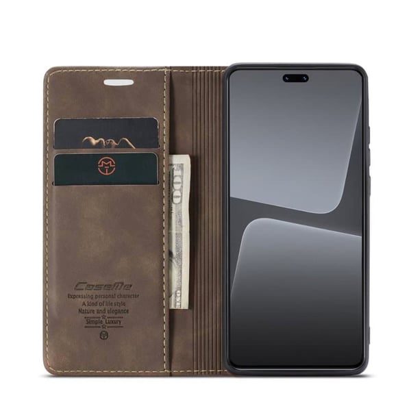 CaseMe puhelimenkotelo 013 Xiaomi 13 Lite - Coffee