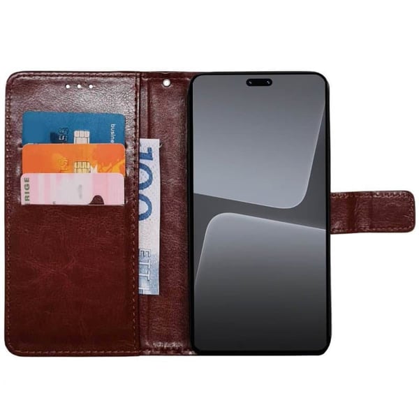 Wallet cover 3-kort til Xiaomi 13 Lite - Brun