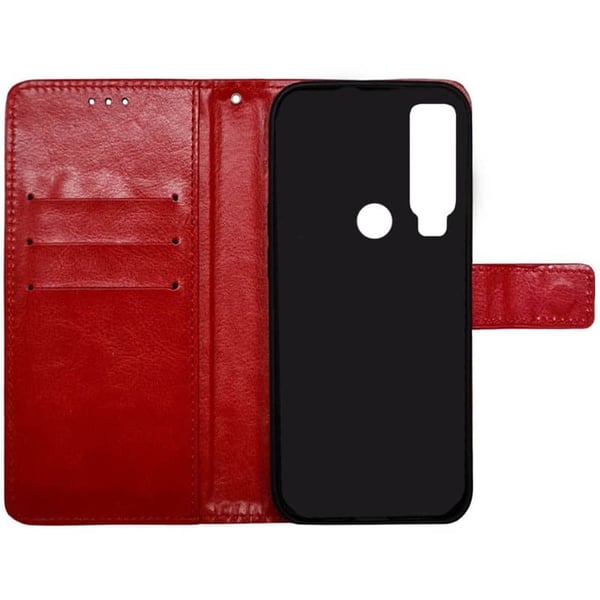Wallet cover 3-kort til CAT S75 - Rød