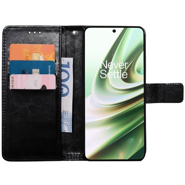 Wallet cover 3-kort til OnePlus Nord CE 3 - Sort