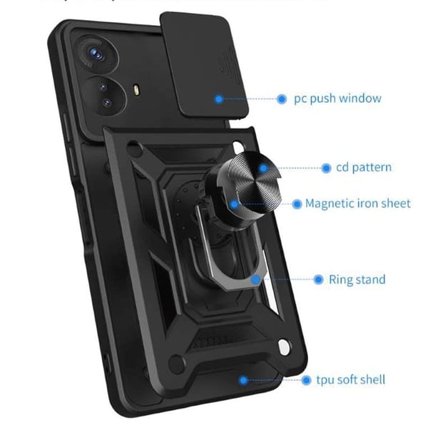 Jazz 3i1 deksel til Motorola Moto G73 - Gull
