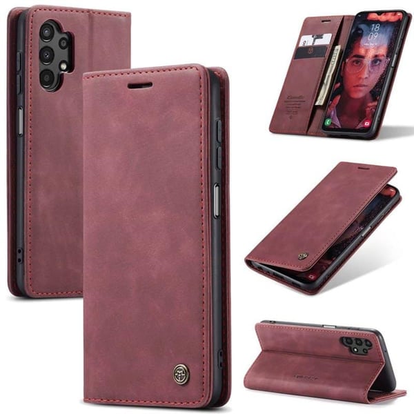 CaseMe mobildeksel 013 til Samsung Galaxy A24 4G - Burgunder