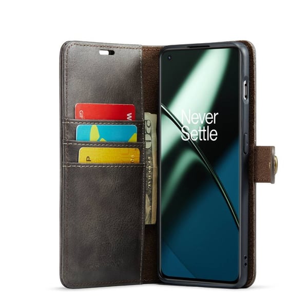 Mobil lommebok DG-Ming 2i1 til OnePlus 11 - Grå