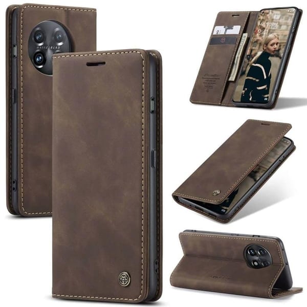 CaseMe puhelimenkotelo 013 OnePlus 11 - Coffee