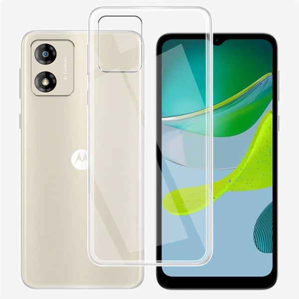 Silikonikotelo läpinäkyvä Motorola Moto E13