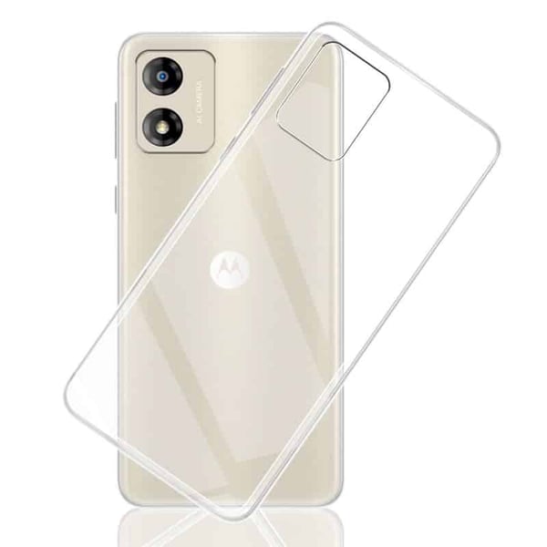 Silikonikotelo läpinäkyvä Motorola Moto E13