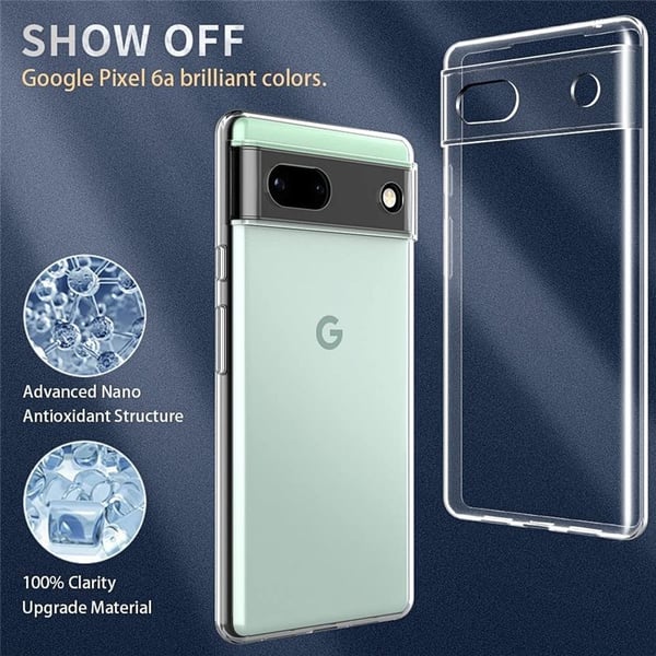 PCH gennemsigtig silikone cover til Google Pixel 7a